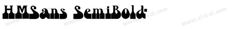 HMSans SemiBold字体转换